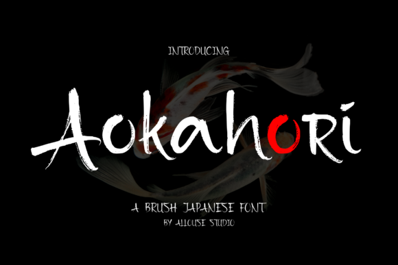 Aokahori Font for Handmade Creations