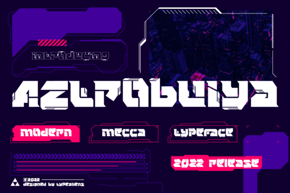 Aztrobuiya Font for Bold Digital Branding