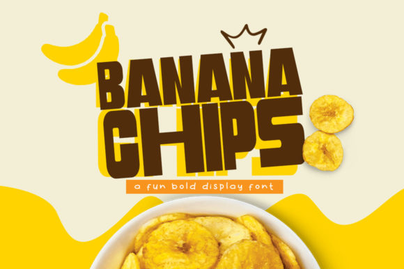 Banana Chips Font for Eye-Catching Campaigns