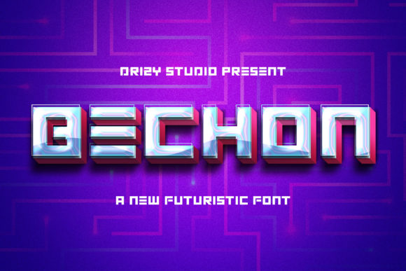 Bechon: A Futuristic Font That Boosts Brand Identity
