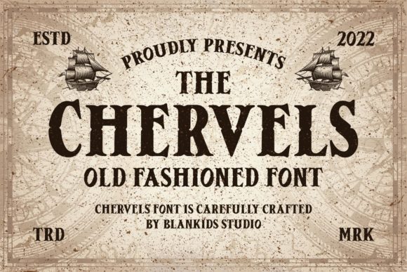 Chervels Font for Web Design and Brand Identity
