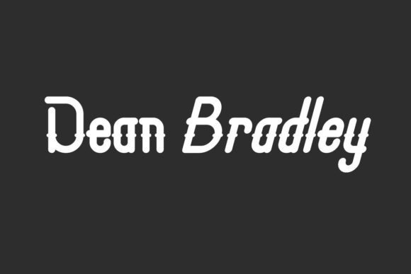 Dean Bradley: A Vintage-Inspired Font for Modern Editorial Design