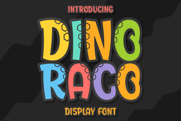 Dino Raco: A Playful Display Font for Creative Branding