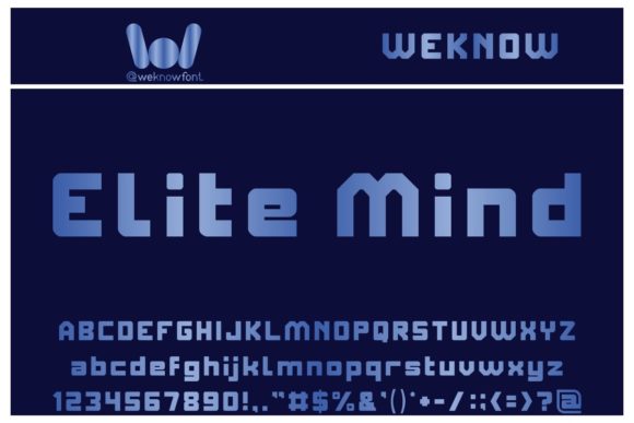 Elite Mind: The Bold Display Font That Elevates Your Campaigns