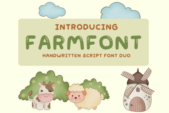 Farmmew: A Playful Display Font for Web Projects
