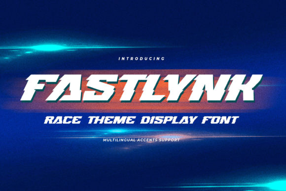 Fastlynk: A Bold Display Font for Eye-Catching Branding