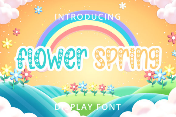 Flower Spring Font for Business Branding