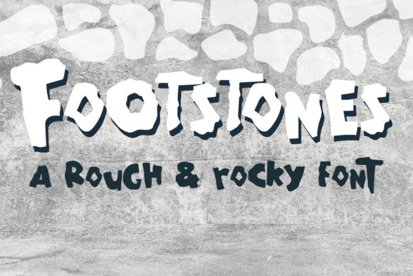 Footstones: A Display Font for Bold Branding
