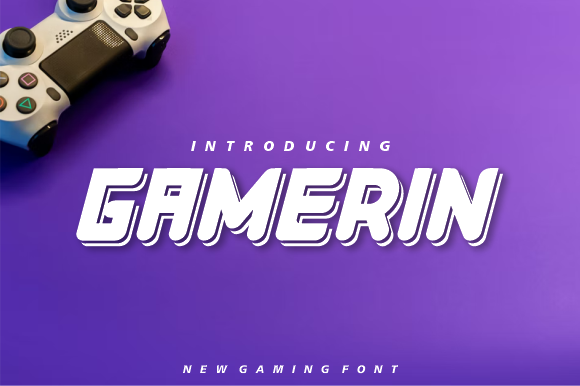 Gamerin Font for Handmade Creations