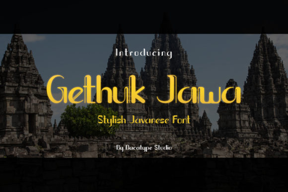 Gethuk Jawa: A Heritage Font for Brand Identity