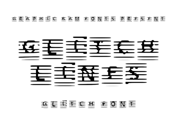 Glitch Lines: A Modern Display Font for Digital Creatives