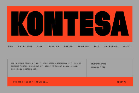 Kontesa: The Display Font That Elevates Your Campaigns