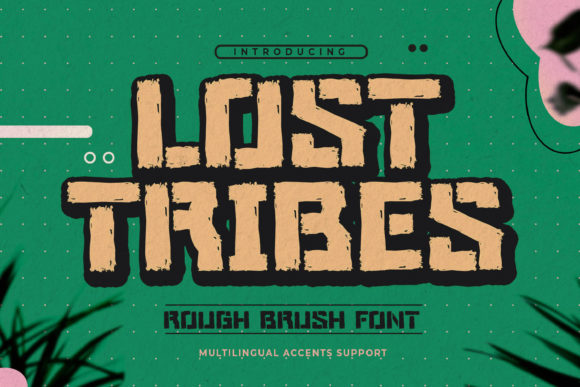 Lost Tribes Font for Editorial Design and Branding