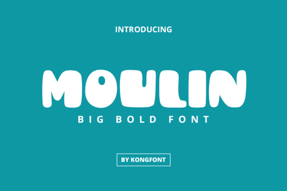 Moulin: A Modern Display Font for Handmade Creations