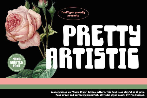 Pretty Artistic Font for Web Design