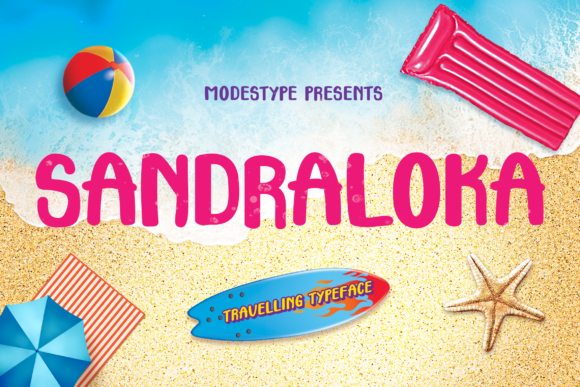Sandraloka: A Friendly Display Font for Web Design Projects