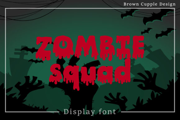 Zombie Squad: A Bold Display Font for Spooky Branding